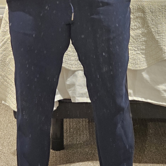 Sz 10 Lululemon tuxedo pant blue with black stripe on the sides. - Picture 4 of 13